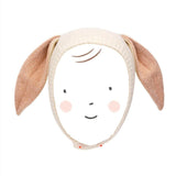 Bunny Baby Bonnet || Peach Sparkle