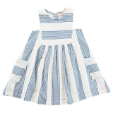 Courtina Dress || Navy & White Stripe