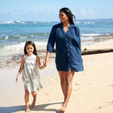 Courtina Dress || Navy & White Stripe