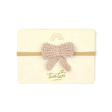 Bow Headband || Shell Pink